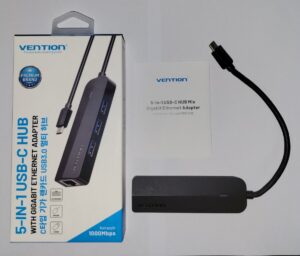 Read more about the article 기본에 충실한 가성비 멀티허브 VENTION 5-IN-1 USB-C 멀티HUB